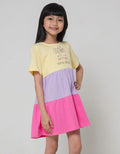 Little M Daily Tritone Midi Dress for Girls
