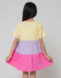 Little M Daily Tritone Midi Dress for Girls