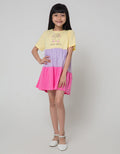 Little M Daily Tritone Midi Dress for Girls