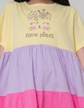 Little M Daily Tritone Midi Dress for Girls