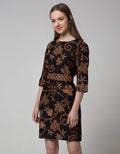 Adikusuma Sackdress Batik Daun Isi