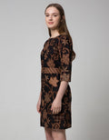 Adikusuma Sackdress Batik Daun Isi