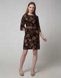 Adikusuma Sackdress Batik Daun Isi