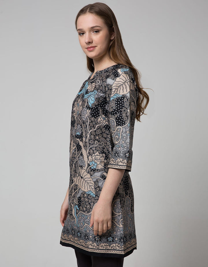 Arjuna Weda Blouse Tunic Batik Leaf Waru
