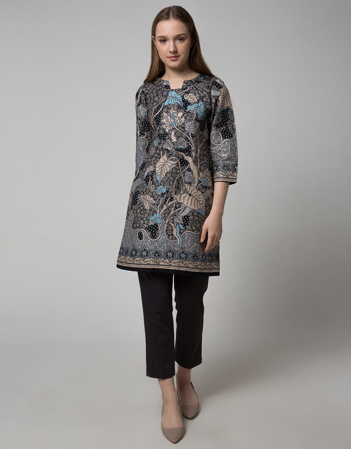 Arjuna Weda Blouse Tunic Batik Leaf Waru