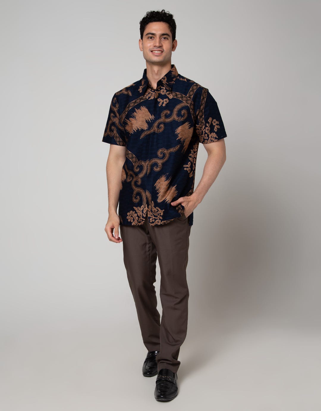 Arjuna Weda Batik Shirt Ceplok Elephant Uling