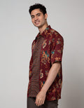 Arjuna Weda Kemeja Batik Manuk Daun