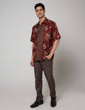 Arjuna Weda Kemeja Batik Manuk Daun