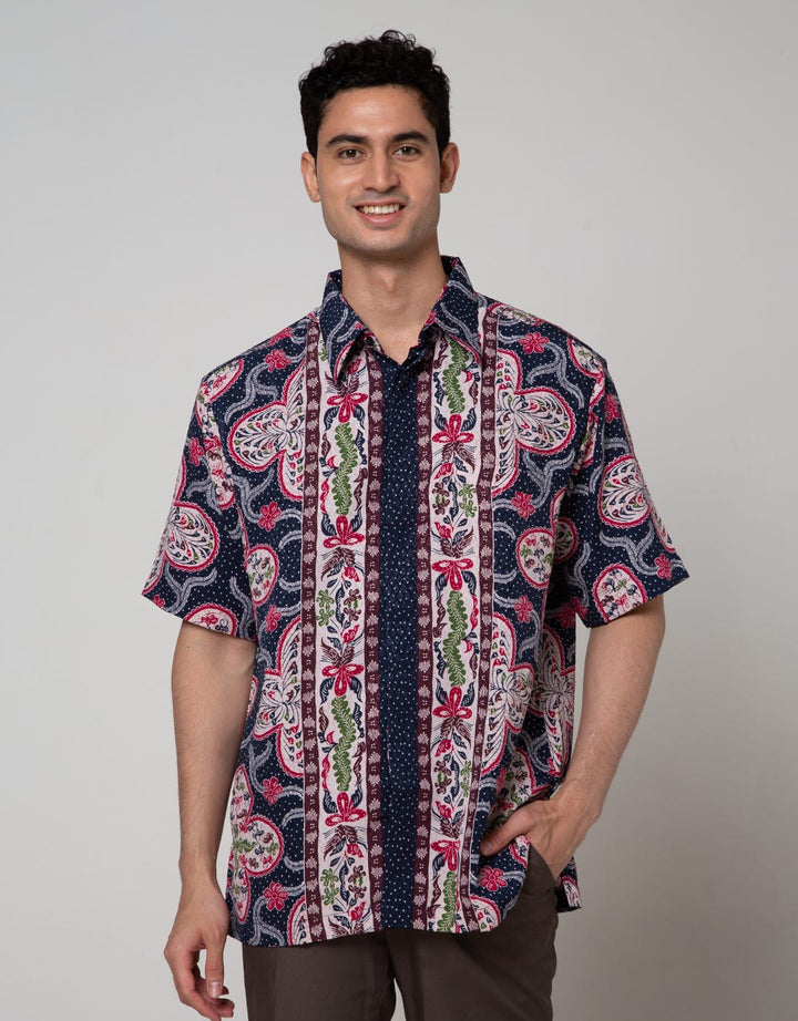 Arjuna Weda Kemeja Batik Kembang Semanggi