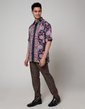 Arjuna Weda Kemeja Batik Kembang Semanggi