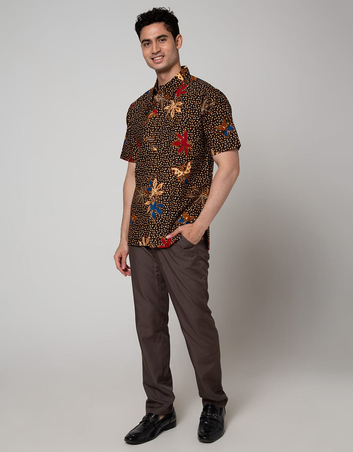 Arjuna Weda Butterfly Batik Shirt