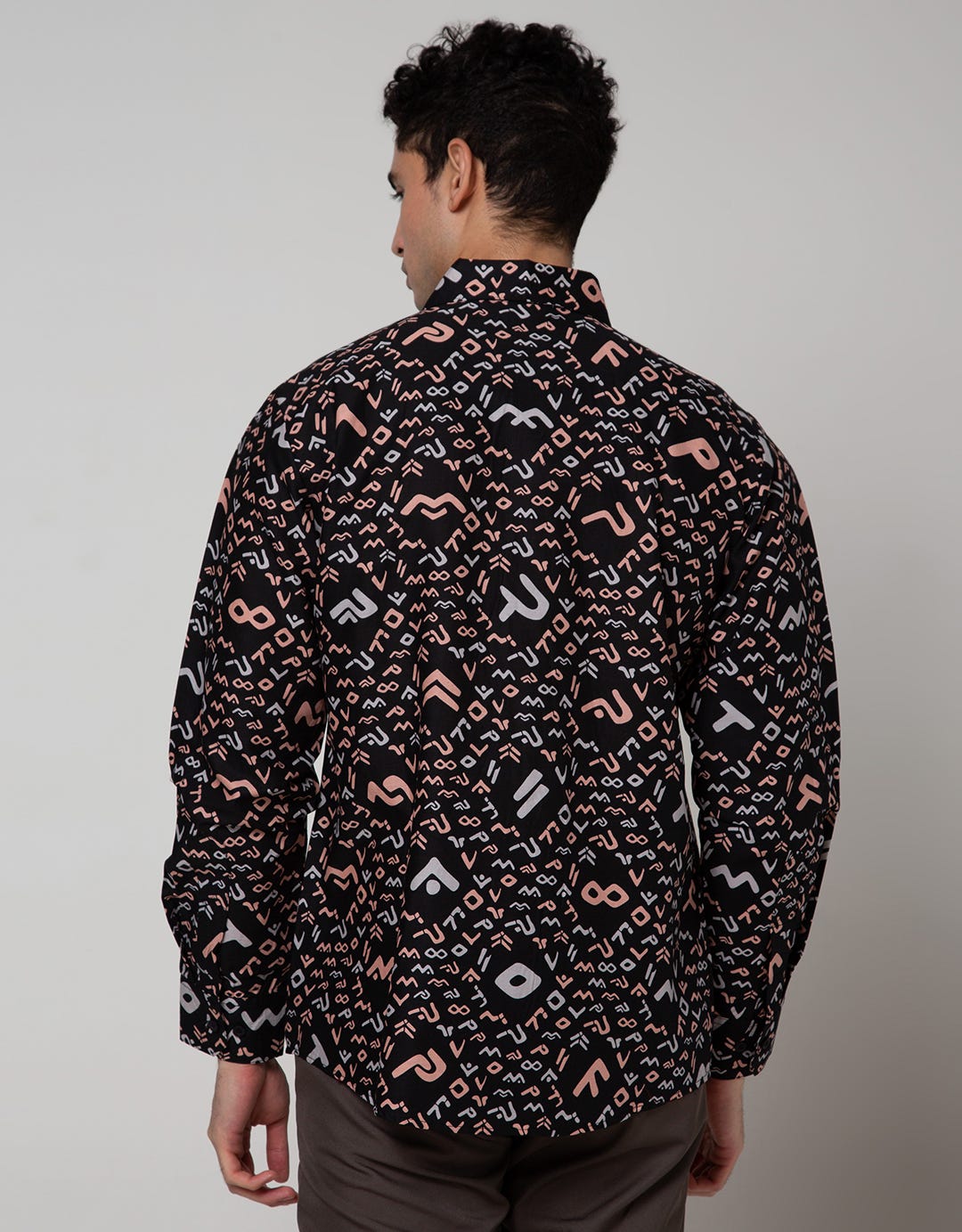 Arjuna Weda Kemeja Batik Aksara Lontara