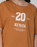 Nevada Short Sleeve T-Shirt Cotton Usa 20 Nevada New Oversize