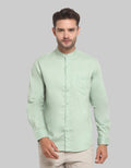 Larusso Kemeja Basic Tencel Kerah Shanghai Panjang