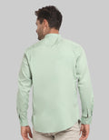 Larusso Kemeja Basic Tencel Kerah Shanghai Panjang