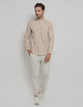 Larusso Oxford Shanghai Kemeja Basic Pria