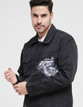 WILL K Flower Trucker Jacket
