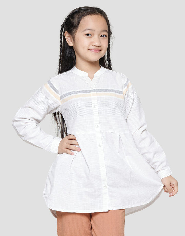 Cardinal Kids Girl Motif Garis Tunik Anak Perempuan