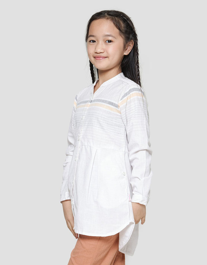 Cardinal Kids Girl Motif Garis Tunik Anak Perempuan