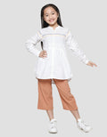 Cardinal Kids Girl Motif Garis Tunik Anak Perempuan