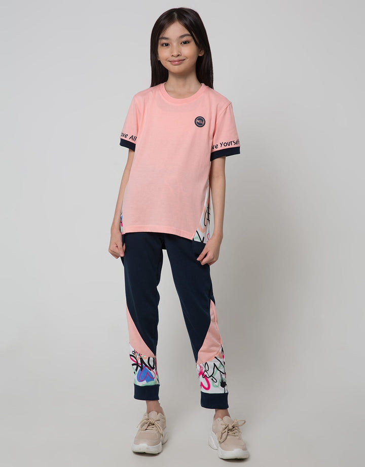 Nevada Sport Jogger Pants Knit With Grafitty Side Print
