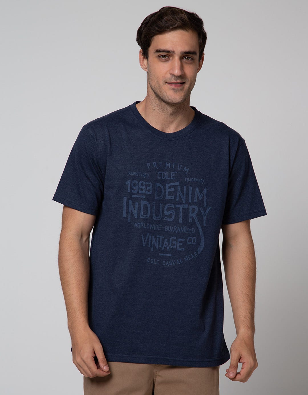 Cole Denim Industry Print Kaos Pria