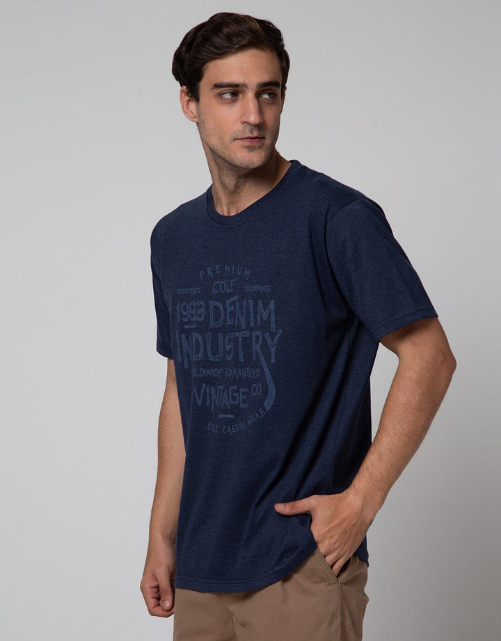 Cole Denim Industry Print Kaos Pria
