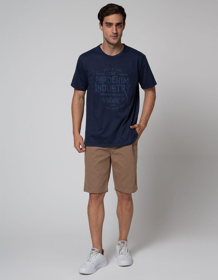 Cole Denim Industry Print Kaos Pria
