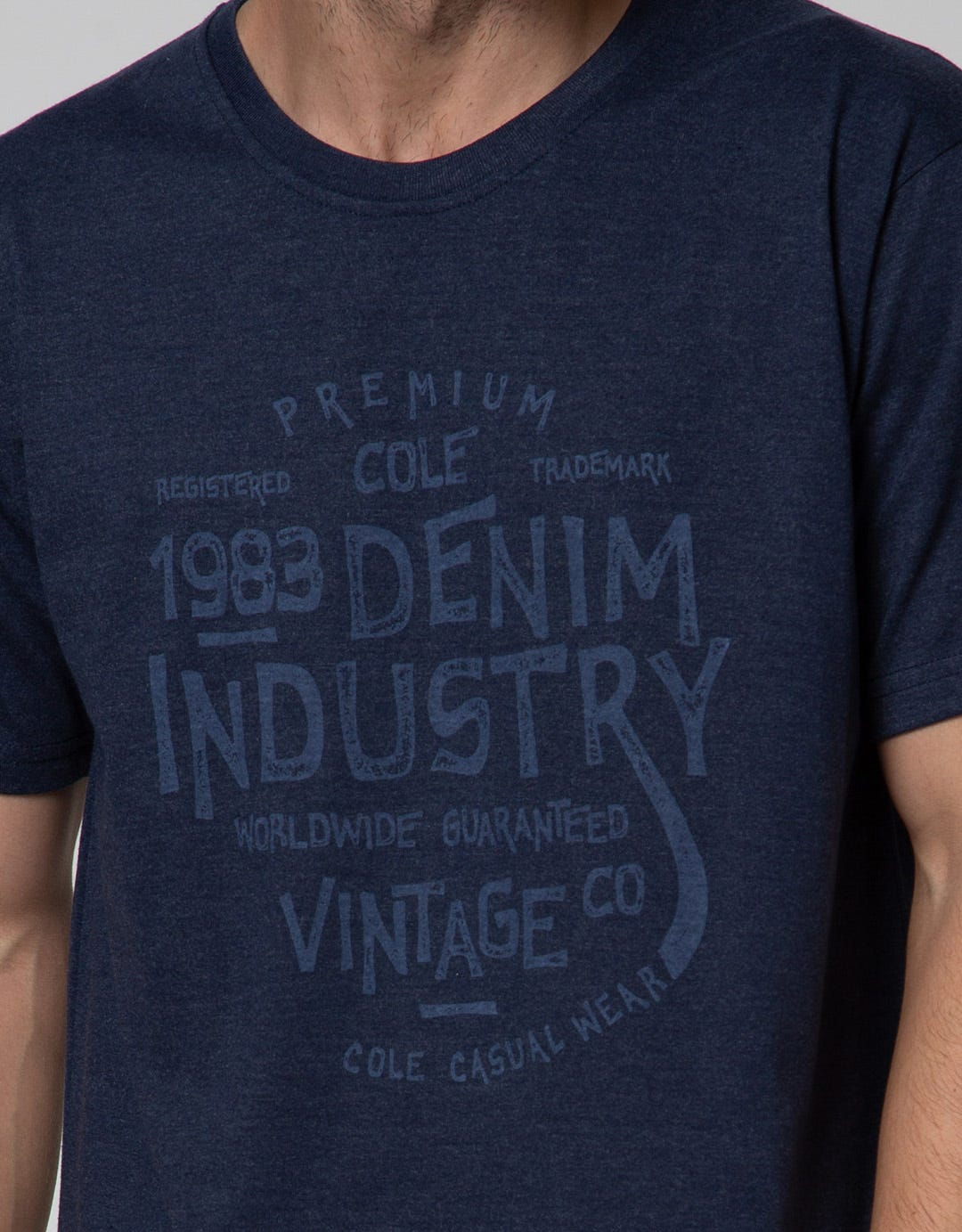 Cole Denim Industry Print Kaos Pria