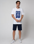 Cole Indigo Print Kaos Casual Pria