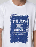 Cole Indigo Print Kaos Casual Pria