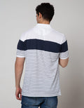 Cole Stripe England Polo Shirt Pria