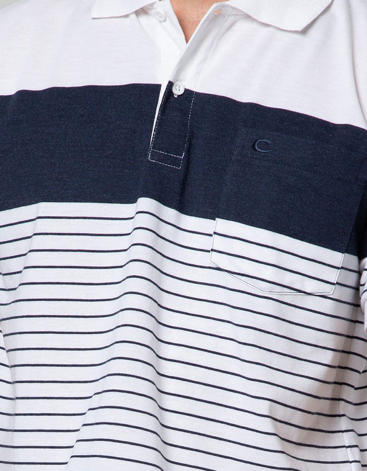Cole Stripe England Polo Shirt Pria