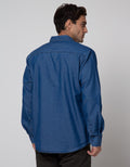 Cole Denim Sichk Long Kemeja Pria