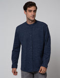 Cole Henley Pique Polo Lengan Panjang Pria