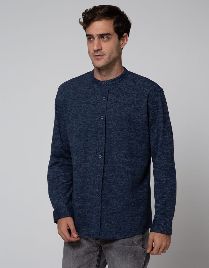 Cole Henley Pique Polo Lengan Panjang Pria