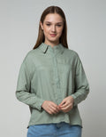 Nevada Long Sleeve Shirt Top Oversize With Pocket