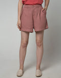 Nevada Women Short Pants Cotton Button Pocket