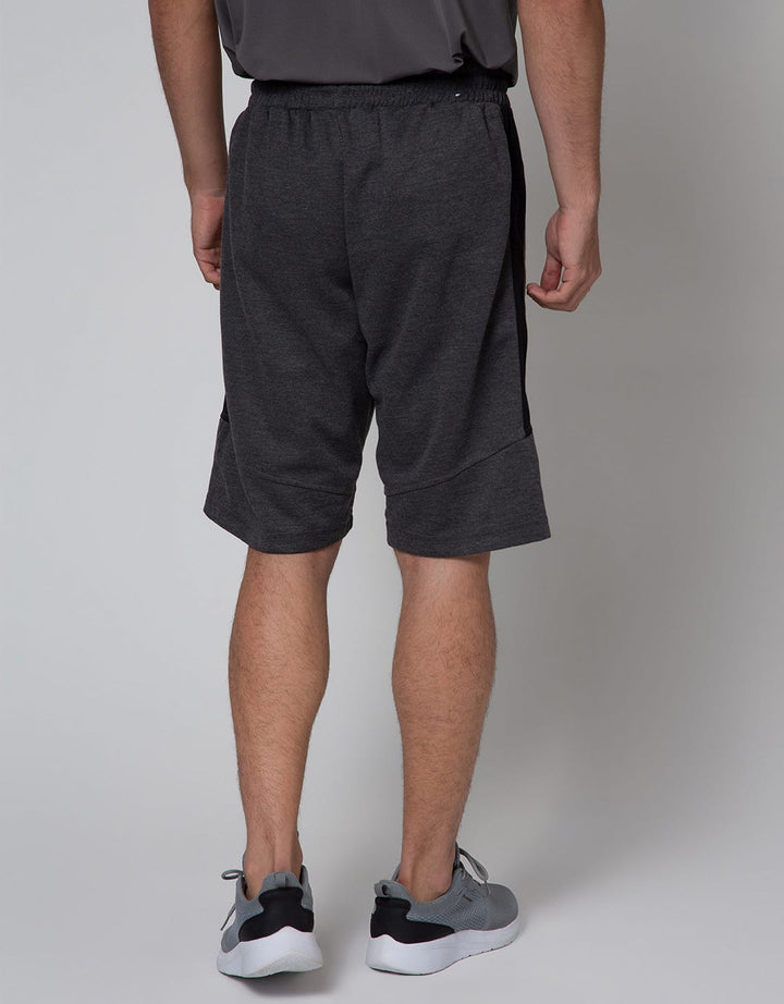 SHORT PANTS SIDE STRIPE SH22502:MISTY DARK GREY:L:TEXT:SHORT PANTS