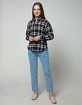 Nevada Women Long Sleeve Flannel Check Shirt