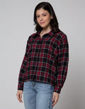 Nevada Boxy Flannel Check Short Sleeve Shirt