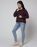 Nevada Boxy Flannel Check Short Sleeve Shirt