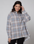 Nevada Kemeja Lengan Pendek Ovz Cotton Check Flanel