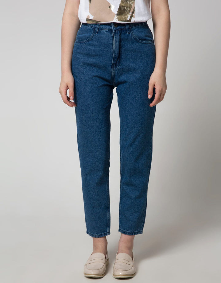 Nevada Denim Long Pants Mom Fit