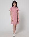 Nevada Sport Short Sleeve Midi Dress Zipper With Nsj Tape