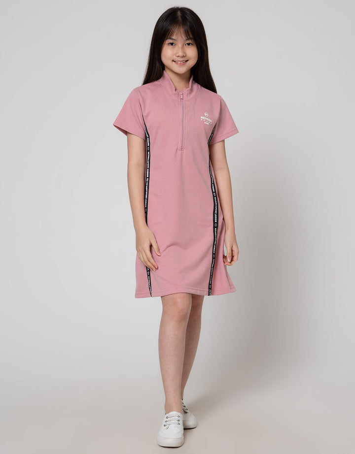 Nevada Sport Short Sleeve Midi Dress Zipper With Nsj Tape