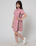 Nevada Sport Short Sleeve Midi Dress Zipper With Nsj Tape