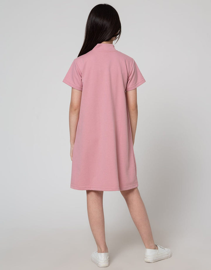 Nevada Sport Short Sleeve Midi Dress Zipper With Nsj Tape