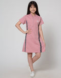 Nevada Sport Short Sleeve Midi Dress Zipper With Nsj Tape
