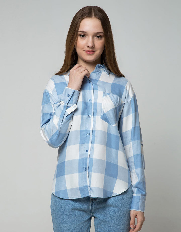 Nevada Women Long Sleeve Shirt Check